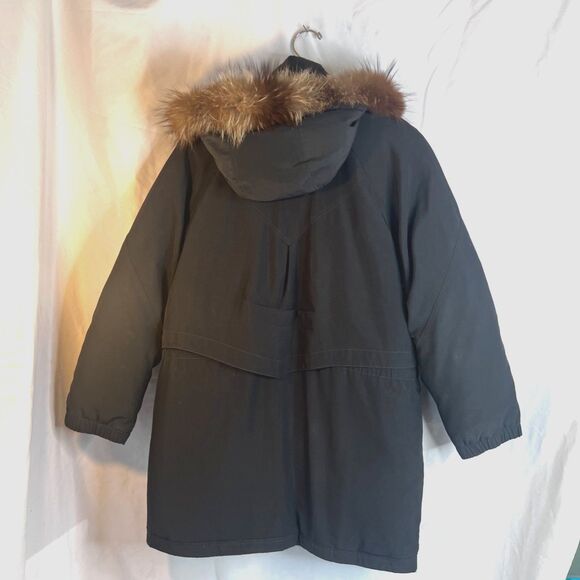 Utex Down Fill Insulated Puffy Coat Anorak Removable Faux Fur Hood Size 1-2X* - Picture 2 of 14